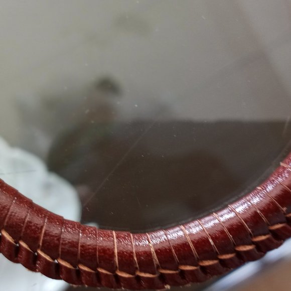 'Patricia Nash'  ARIANNA Russian Gold Paper clip link & Leather - Picture 3 of 10